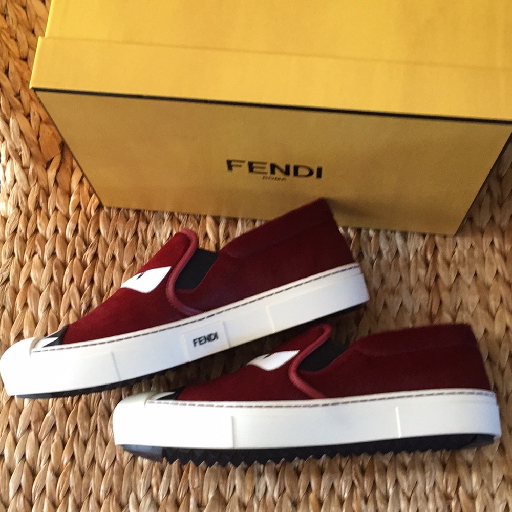 ❤️Sold!❤️ Fendi Monster Calf Hair Sneakers - Picture 4 of 8